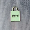 2213 HEYANG Les Accessoires Merci|L'esprit Merci-Magnet en métal Merci - Tote bag Vert