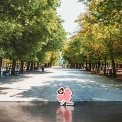 2148 BELMAR Les Accessoires Merci-Magnet Merci - Trèfle Rose