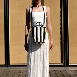 Femme MAISON NH Sacs À Main-- Sac Palais Royal - Noir & Blanc