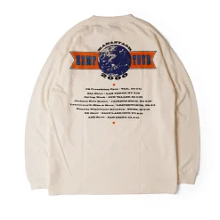 Homme Manastash T-shirts-- T-Shirt Hemp Tour 2000 - Blanc