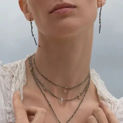 Femme MARIE LAURE CHAMOREL Boucles D'oreilles-- Boucles d'oreilles n°815 - Ruthenium