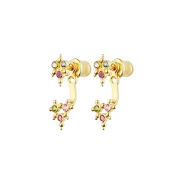 Femme MARIE LAURE CHAMOREL Boucles D'oreilles-- Boucles d'oreilles n°579 - Gold Multico