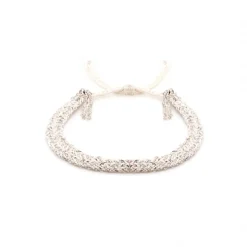 Femme MARIE LAURE CHAMOREL Bracelets-- Bracelet n°183 - Blanc & Argent