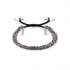 Femme MARIE LAURE CHAMOREL Bracelets-- Bracelet n°183 - Noir & Argent