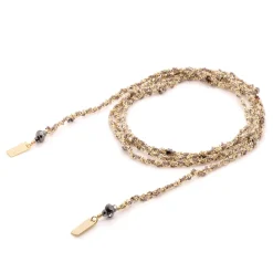 Femme MARIE LAURE CHAMOREL Colliers-- Collier n°182 - Gold Grey
