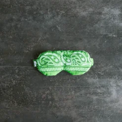 2211 SOOPZ Soins Du Visage-Masque Yeux Chauffant et Réfrigérant – Bandana Vert