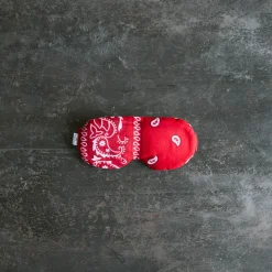 2211 SOOPZ Soins Du Visage-Masque Yeux Chauffant et Réfrigérant – Bandana Rouge