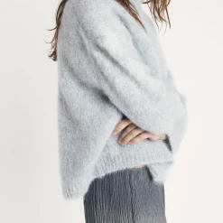 Femme Masscob Mailles-- Pull Susan - Bleu