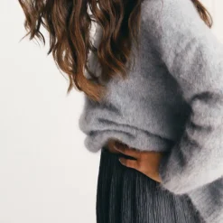 Femme Masscob Mailles-- Pull Susan - Bleu