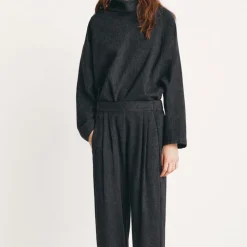 Femme Masscob L'esprit Merci|Mailles-- Top Hoffman - Gris