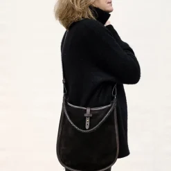Femme Massimo Palomba Sacs À Main-- Sac Luna - Marron