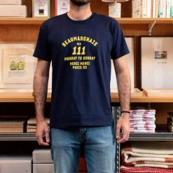 Femme 1473 SCRKS T-shirts|T-shirts-Merci - T-shirt unisexe - Beaumarchais Marine