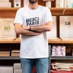 Femme 1473 SCRKS T-shirts|T-shirts-Merci - T-shirt unisexe - Gris Clair