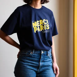 Femme 1473 SCRKS T-shirts|T-shirts-Merci - T-shirt unisexe - Marine