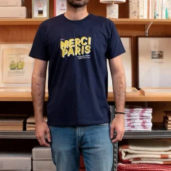 Femme 1473 SCRKS T-shirts|T-shirts-Merci - T-shirt unisexe - Marine