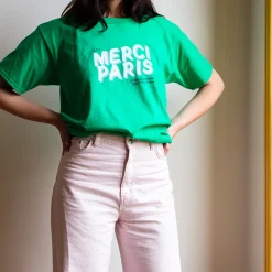 Femme 1473 SCRKS T-shirts|T-shirts-Merci - T-shirt unisexe - Vert