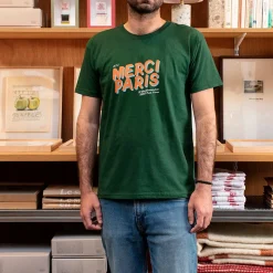 Femme 1473 SCRKS T-shirts|T-shirts-Merci - T-shirt unisexe - Vert Forêt