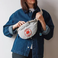 Femme 2102 VJ SOURCING Sacs|Sacs À Main-Merci - Banane en canvas - Rayures Bleu