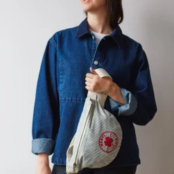 Femme 2102 VJ SOURCING Sacs|Sacs À Main-Merci - Banane en canvas - Rayures Bleu