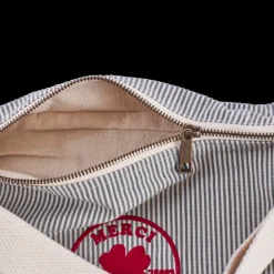 Femme 2102 VJ SOURCING Sacs|Sacs À Main-Merci - Banane en canvas - Rayures Bleu