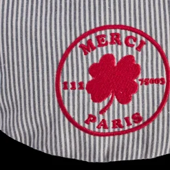 Femme 2102 VJ SOURCING Sacs|Sacs À Main-Merci - Banane en canvas - Rayures Bleu