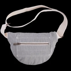 Femme 2102 VJ SOURCING Sacs|Sacs À Main-Merci - Banane en canvas - Rayures Bleu