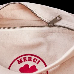 Femme 2102 VJ SOURCING Sacs|Sac Banane-Merci - Banane en canvas - Naturel