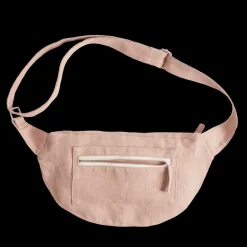 Femme 200 LINTEX Sacs|Sac Banane-Merci - Banane To Go en lin - Rose Argile