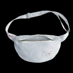 Femme 200 LINTEX Sacs|Sac Banane-Merci - Banane To Go en lin - Rayures Chemise Bleu de NÎmes