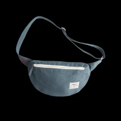 Femme 200 LINTEX Sacs|Sac Banane-Merci - Banane To Go en lin - Bleu Pétrole