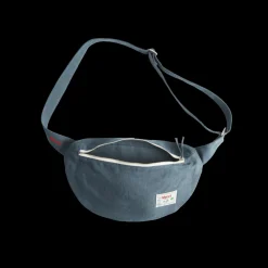 Femme 200 LINTEX Sacs|Sac Banane-Merci - Banane To Go en lin - Bleu Pétrole