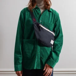 Femme 200 LINTEX Sacs|Sac Banane-Merci - Banane To Go en lin - Bleu Encre