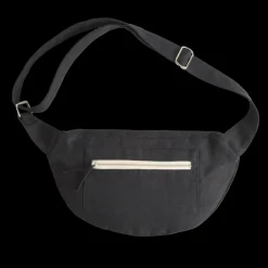 Femme 200 LINTEX Sacs|Sac Banane-Merci - Banane To Go en lin - Bleu Encre