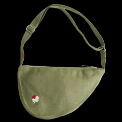 Femme 200 LINTEX Sac Banane-Merci - Banane Trèfle en lin - Vert d'Anduze