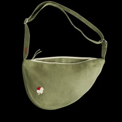 Femme 200 LINTEX Sac Banane-Merci - Banane Trèfle en lin - Vert d'Anduze