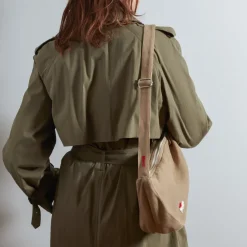 Femme 200 LINTEX Sac Banane-Merci - Banane Trèfle en lin - Sable