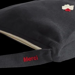 Femme 200 LINTEX Sac Banane-Merci - Banane Trèfle en lin - Bleu Encre