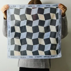 Femme D01 Foulards & Echarpes-Merci - Bandana Ars Vivendi Virtus Est - Noir