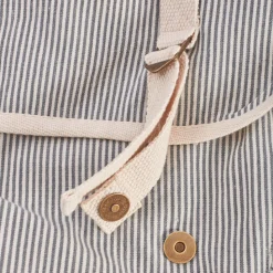 Femme 2102 VJ SOURCING Sacs|Sacs À Main-Merci - Besace en canvas - Rayures Bleu