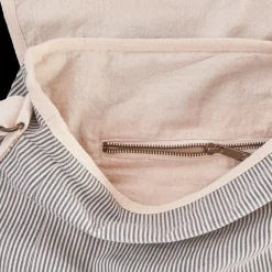 Femme 2102 VJ SOURCING Sacs|Sacs À Main-Merci - Besace en canvas - Rayures Bleu