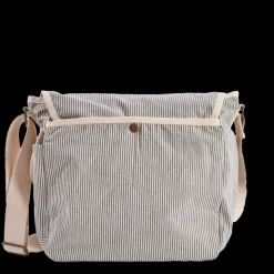 Femme 2102 VJ SOURCING Sacs|Sacs À Main-Merci - Besace en canvas - Rayures Bleu