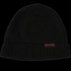 Femme ST01 L'esprit Merci|Bonnets-Merci - Bonnet en laine et cachemire - Noir & Rouge