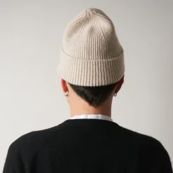 Femme MA01 Maison De Campagne|Bonnets-Merci - Bonnet Lucky - Ecru & Vert