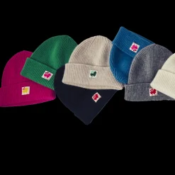 Femme MA01 Maison De Campagne|Bonnets-Merci - Bonnet Lucky - Ecru & Vert