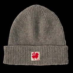 Femme MA01 Maison De Campagne|Bonnets-Merci - Bonnet Lucky - Gris & Rouge