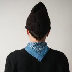 Femme MA01 Maison De Campagne|Bonnets-Merci - Bonnet Lucky - Marron & Bleu