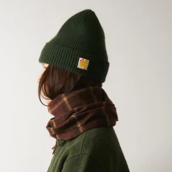 Femme MA01 Maison De Campagne|L'esprit Merci-Merci - Bonnet Lucky - Olive & Jaune