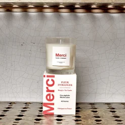 MERCI Bougies & Parfums D'intérieur|Accessoirisez Votre Intérieur-- Bougie - Fleur d'oranger