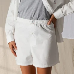 Femme G01 Shorts|Shorts-Merci - Boxer Jude - Blanc