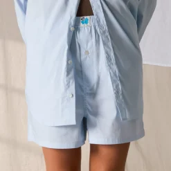 Femme G01 Shorts|Shorts-Merci - Boxer Jude - Carreaux Bleu